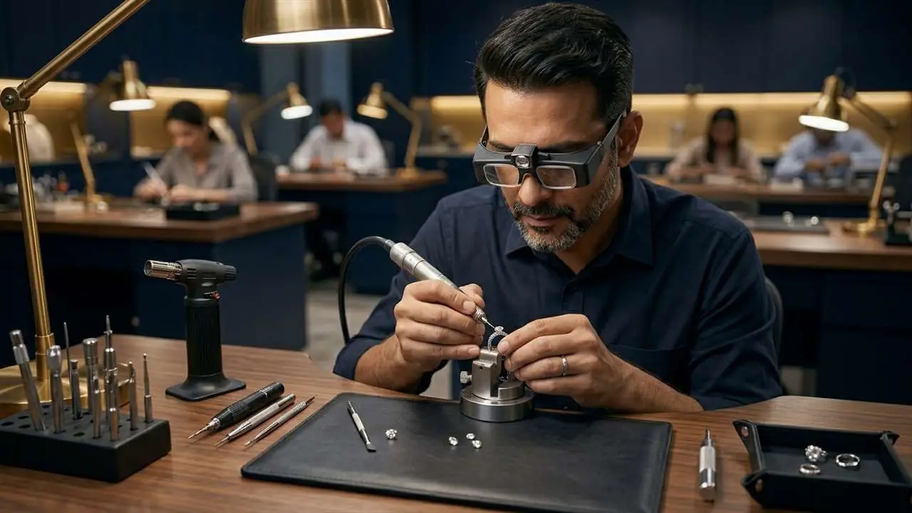 Executive jewelry hiring strategy meeting